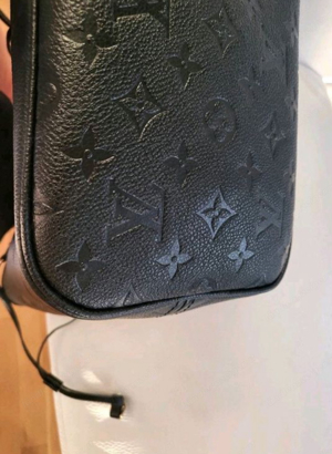 Neuwertige Louis Vuitton Neverfull Empreinte Noir Fullset Bild 9