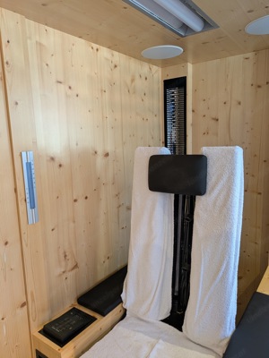 Hochwertige Infrarot-Sauna von Physiotherm zu verkaufen Bild 4