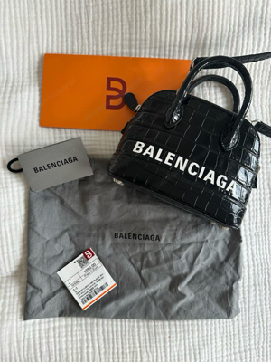 Balenciaga Ville Top Handle Leder Handtasche Bild 4