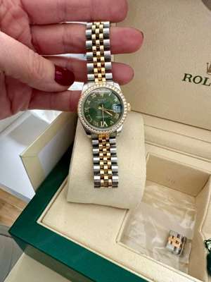 Rolex Datejust 31 Green Dial Women's Watch 178383 Bild 8
