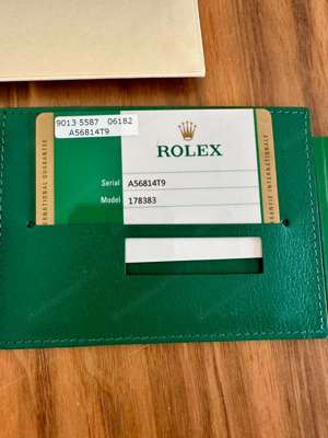 Rolex Datejust 31 Green Dial Women's Watch 178383 Bild 5