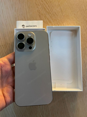 iPhone 15 Pro 256GB Natural Titan (Like new) Bild 2