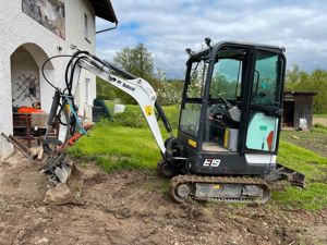 Bobcat e 19 minibagger Bagger ma 01 schnellwechsler Greifer Bild 2