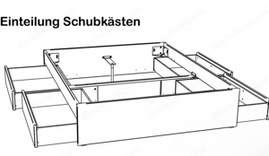 Box spring Bett Bild 2