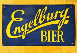 Engelburg Bier Reklameschild  Bild 2