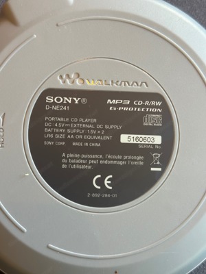 SONY CD Walkman D-NE240 Discman MP3 Bild 3