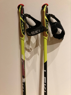 LEKI Langlaufstock 145 cm, mit Klicksystem Bild 9