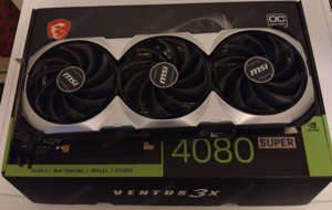 1x MSI GeForce RTX 4080 Super ventus 3X OC