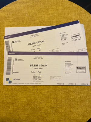 2x Bülent Ceylan Tickets 