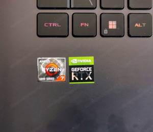 RTX 3070TI Gaming Laptop G513RW, Ryzen 7, ssd, 16GB Ram Bild 6