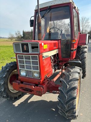 IHC 743 XL AS TÜV Allrad Kabine Hydraulik Case Trecker Schlepper