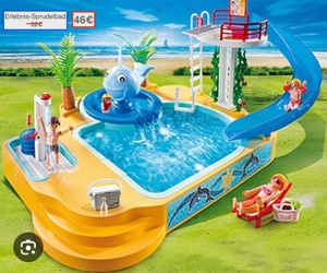 Playmobil Schiff Wasserspielplatz Pool Bild 2