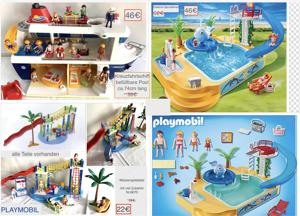 Playmobil Schiff Wasserspielplatz Pool