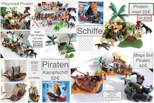 Playmobil Segelschiff Piraten Insel Schiff