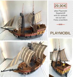 Playmobil Segelschiff Piraten Insel Schiff Bild 5