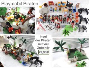 Playmobil Segelschiff Piraten Insel Schiff Bild 8