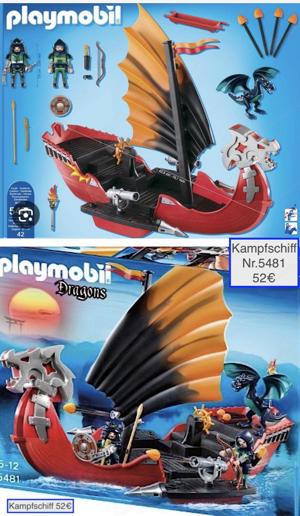 Playmobil Segelschiff Piraten Insel Schiff Bild 3