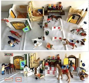 Playmobil Pferdehof Pony Boxen Koppel Bild 6