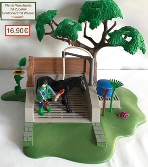 Playmobil Bauernhof Koppel Waschplatz Bild 2