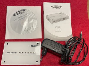 4-Port USB Network Server