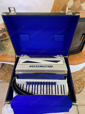 Weltmeister Monte 41 Colour Line Helikon WeißBlau Akkordeon Bild 7