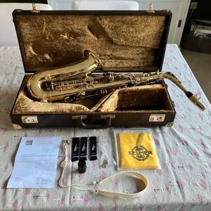 Saxophon (Alt) Selmer Super Action 80 Goldlack Bild 2