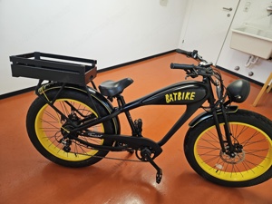 E Bike- Fat Bike im Batman Look Einzelstück