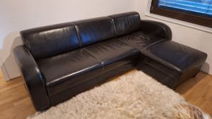 Ecksofa Couch Ballina Echtleder