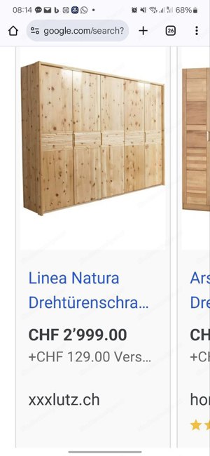 Hochwertiger Zirbenholz-Schrank   wie neu! Bild 9