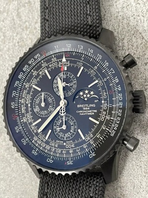 Breitling Navitimer schwarzes Zifferblatt Damenuhr Bild 3