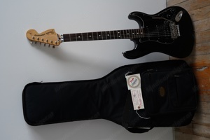 Fender Stratocaster E-Gitarre Floyd Rose Black Bild 5