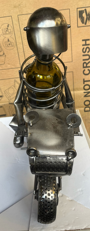  Deko Motorradhelm für flacheWein Bild 2