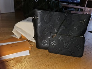 Louis Vuitton Monogram Empreinte Neverfull MM Tasche 