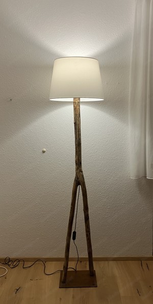 Stehlampe Schwemmholz Unikat