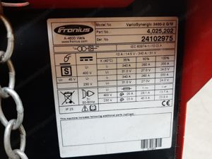 FRONIUS MIG MAG Schweissgerät Vario Synergic 3400 Bild 8