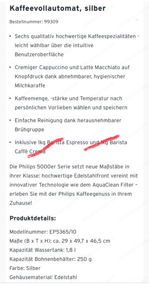 Philips Kaffeevollautomat Bild 4