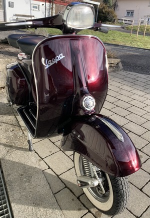 Piaggio Vespa 150 Sprint, Bj. 1970, Top restauriert, Burgundy Bild 5