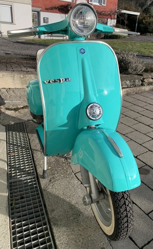 Piaggio Vespa 50 Primavera, Bj. 1971, Top restauriert, Türkis Bild 5