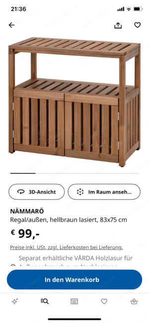 2 Stück Gartenmöbel Nammarö IKEA