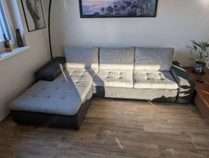 Ecksofa mit Bettfunktion