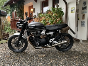 Schöne Triumph Speed Twin 1200 Bild 6