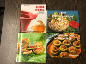 4 Kochbücher Tupperware