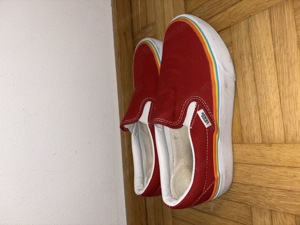 Vans Slip on, Rot Regenbogen, Größe 36 Bild 2