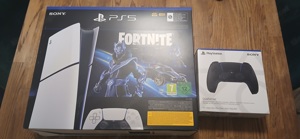 Playstation5 Fortnite Cobald Star Bundle (Digital Edition Slim 1TB) + zweiter Controller (schwarz)