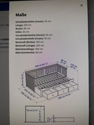 Hemnes Tagesbettgestell Bild 5