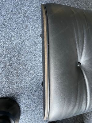 Vitra Lounge Chair XL - Ottoman - Premium Leder Bild 8