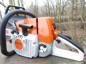 Motorsäge * Top Stihl 036 * (neu aufgebaute Starkholzsäge) 4,5 PS , 45 cm Schwert Bild 4