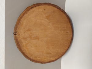 Rarität. Wandteller aus Holz. handgeschnitzt Bild 3