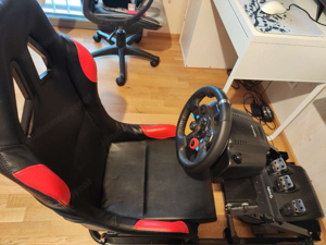 Logitech g29 mit pedale und sitzt  Bild 2