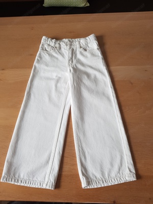 2 coole modische Mädchenjeans Gr. 128 ZARA + Ming, s.B+T.